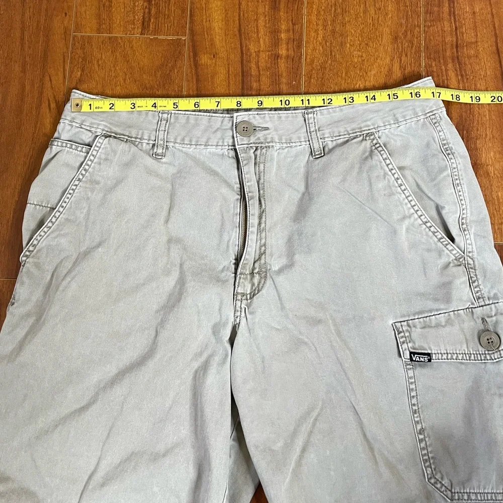 VANS ORIGINAL OFF THE WALL CHINO KHAKIS CARGO SHORTS 36 - Picture 6 of 12